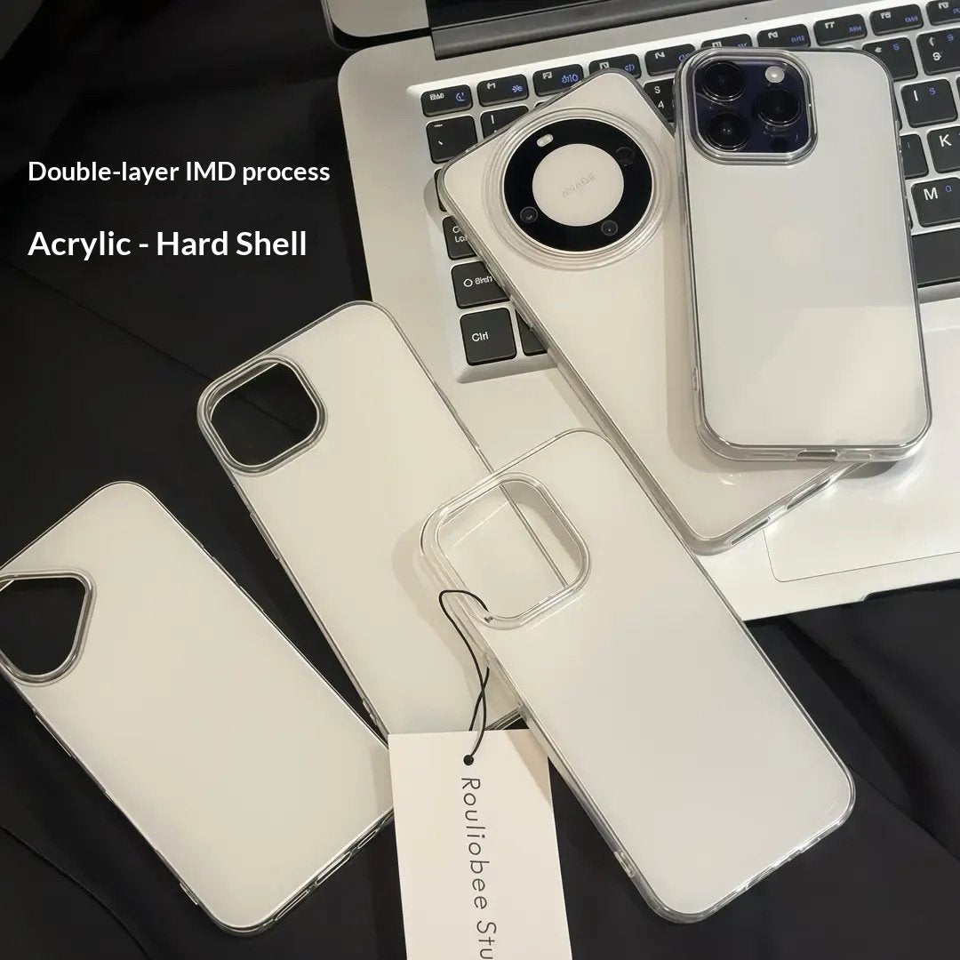 Customizable Waterpoof Phone Case - White Large-hole Design