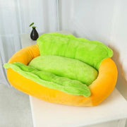 Cozy Autumn Dog Bed for Deep Sleep
