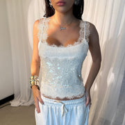 Sleeveless Strap Vest for Women - Elegant Summer Top