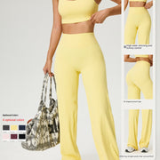 High-Waisted Straight-Leg Pants for Women