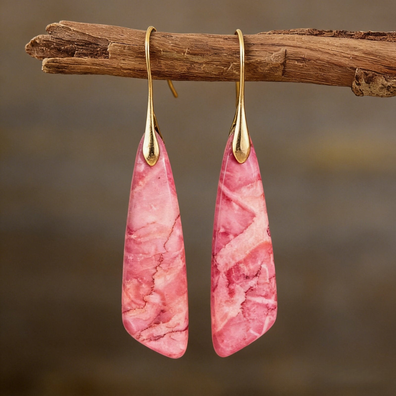 Unique Stone Earrings