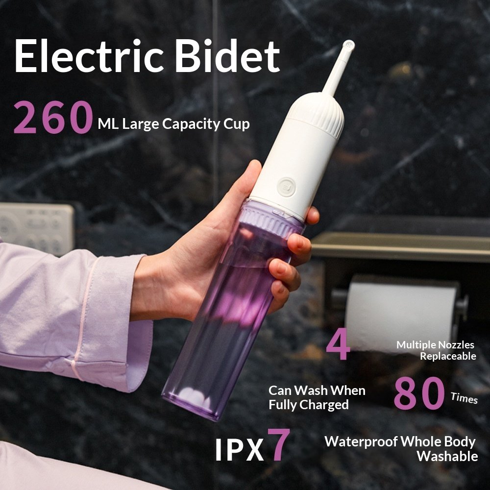 Portable Bathroom Cleaner with Irrigator