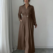 Elegant Long Flared Dress for Women
