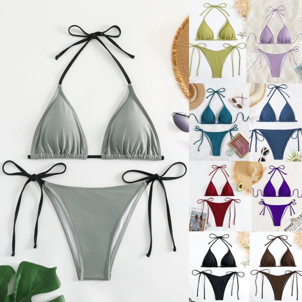 Sexy Halter Bikini Swimsuit Bra for Women