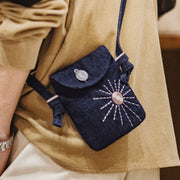Retro Denim Crossbody Bag