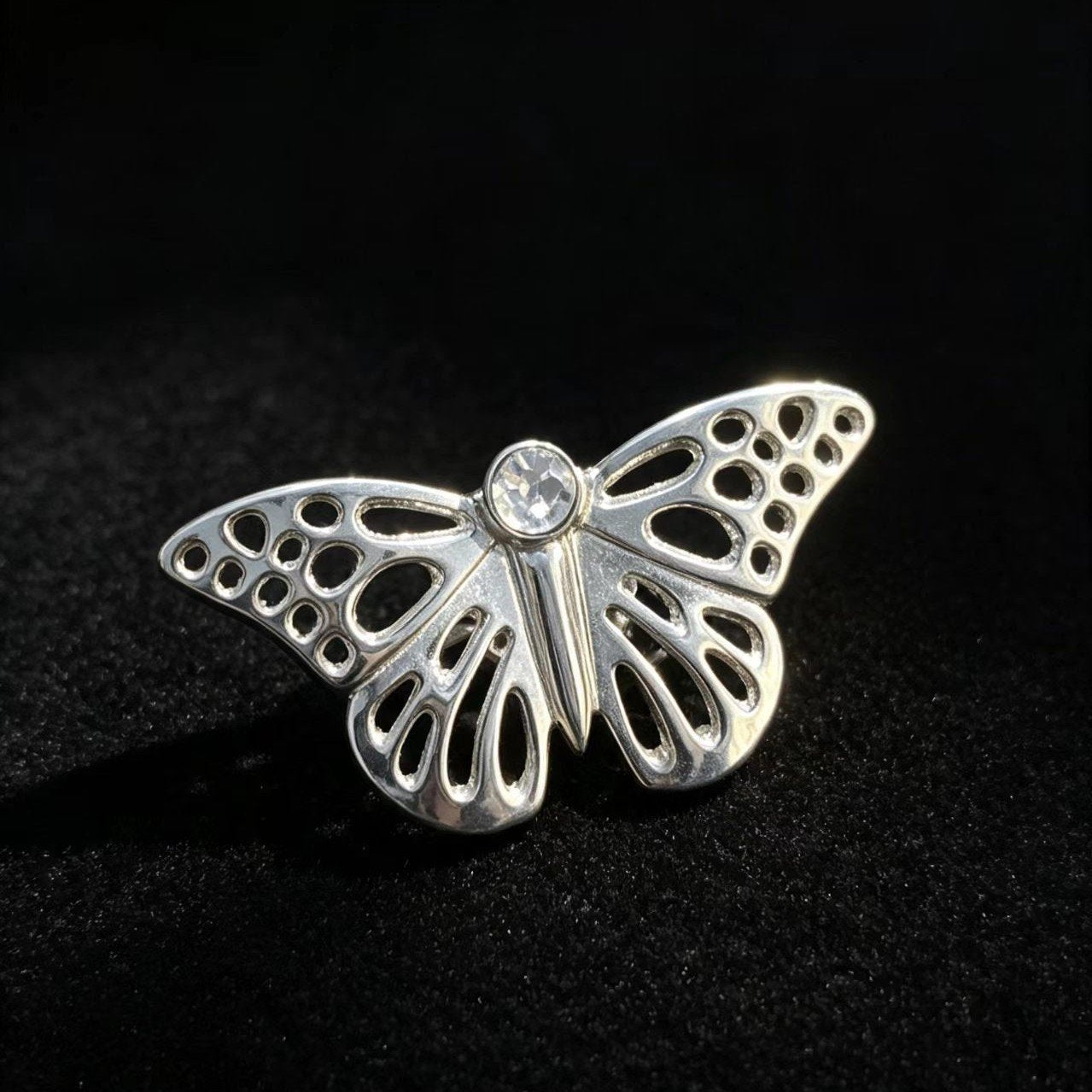 Add a Touch of Whimsy with this Sparkling Butterfly Brooch