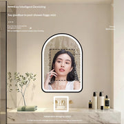 Luxury Arched Bathroom Mirror with LED Lighting