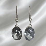 Elegant Oval-cut Crystal Earrings for Women