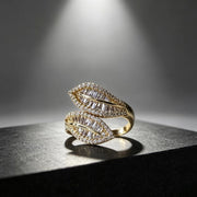 Gold Geometric Women's Adjustable Ring