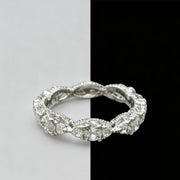 Silver Studded Zircon Ring for Women
