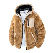 Warm Hooded Cotton Coat - Thick & Casual Outerwear for Men
