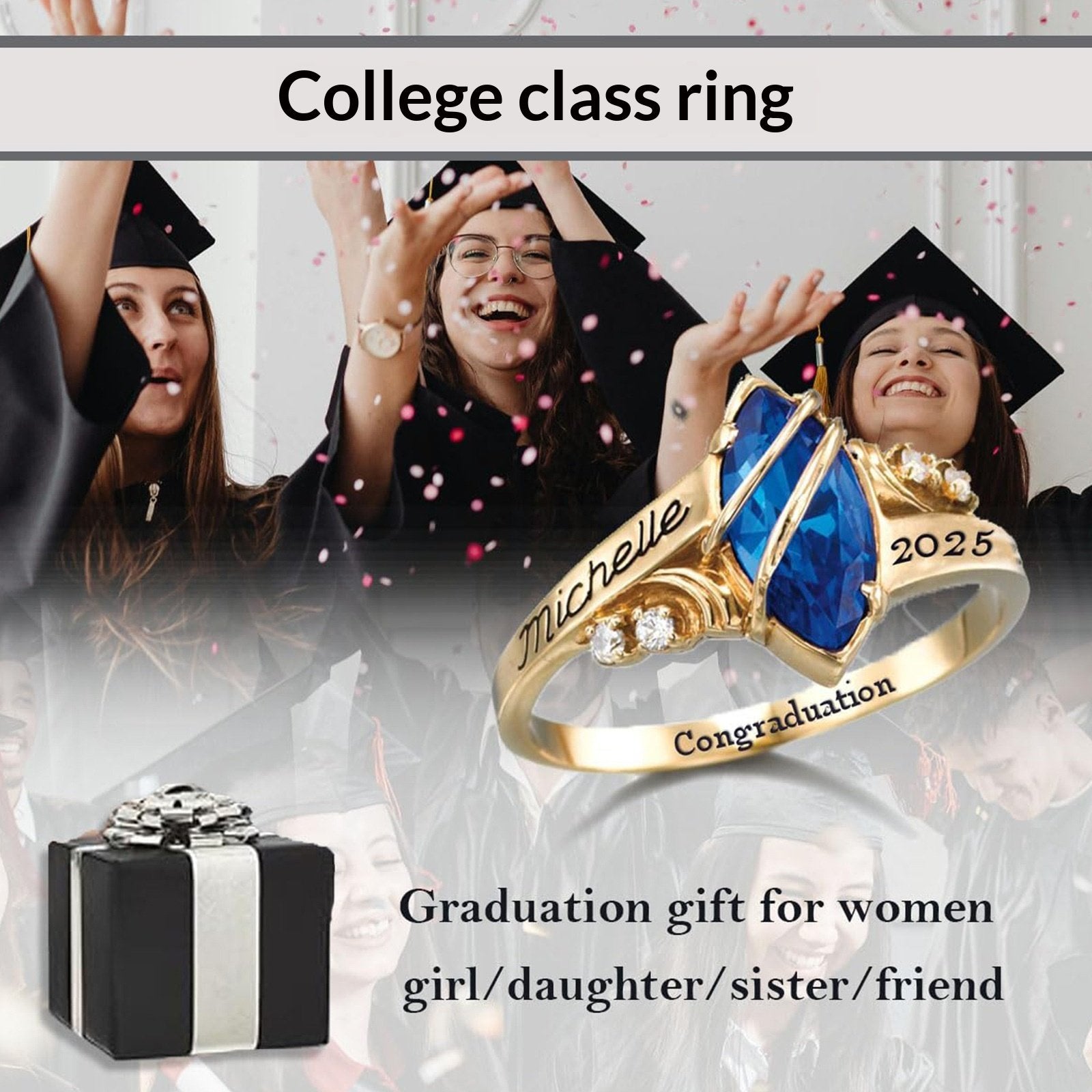 Custom Silver Class Ring
