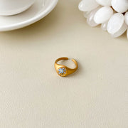 Gold Accent Ring