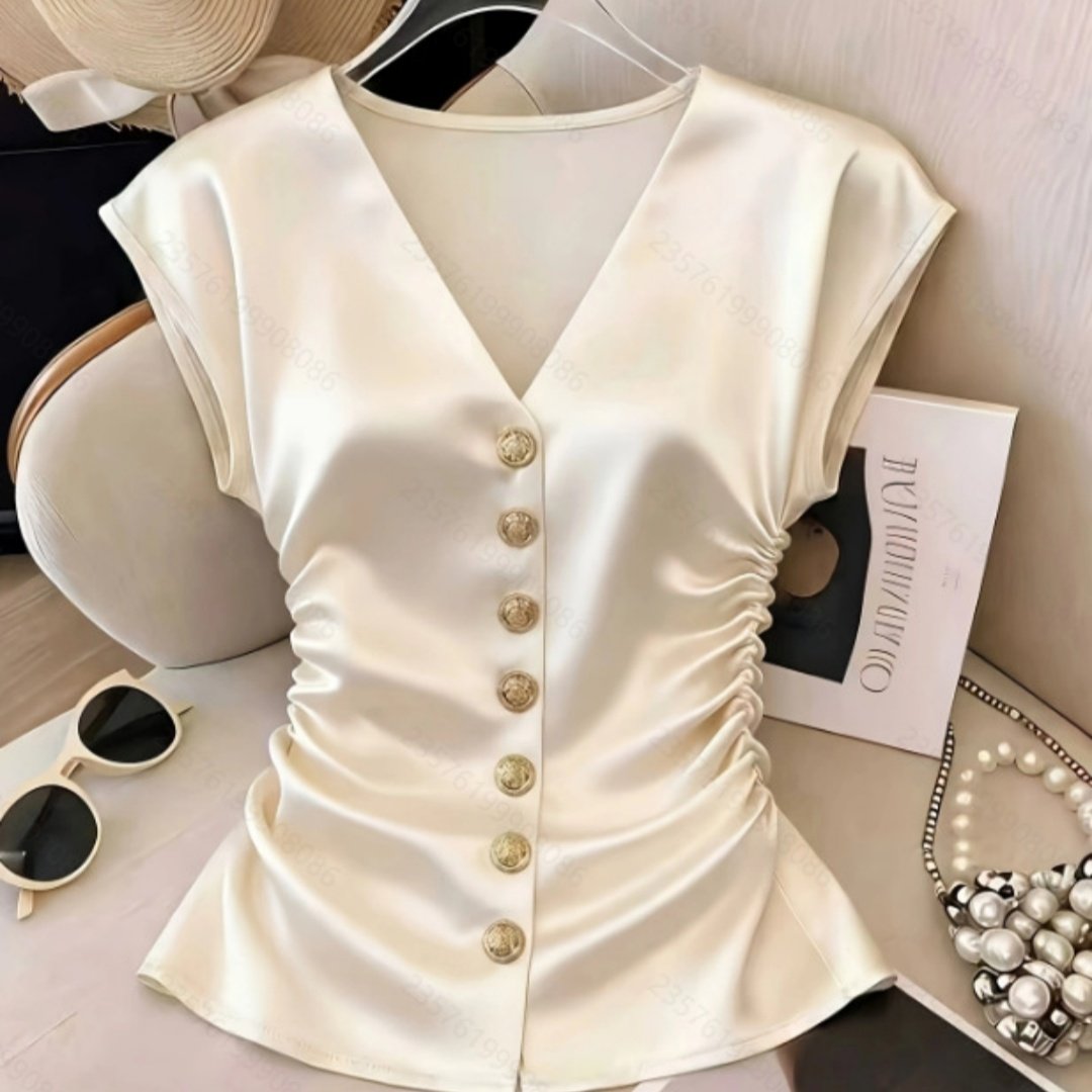 Elegant V-Neck Shirt