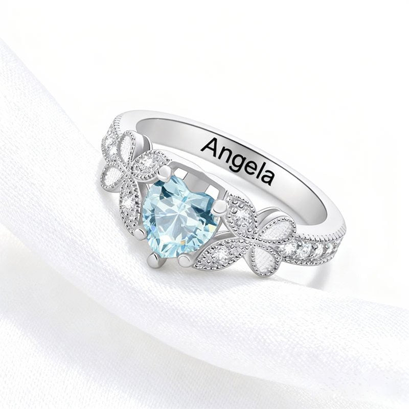 Love Birthstone Ring
