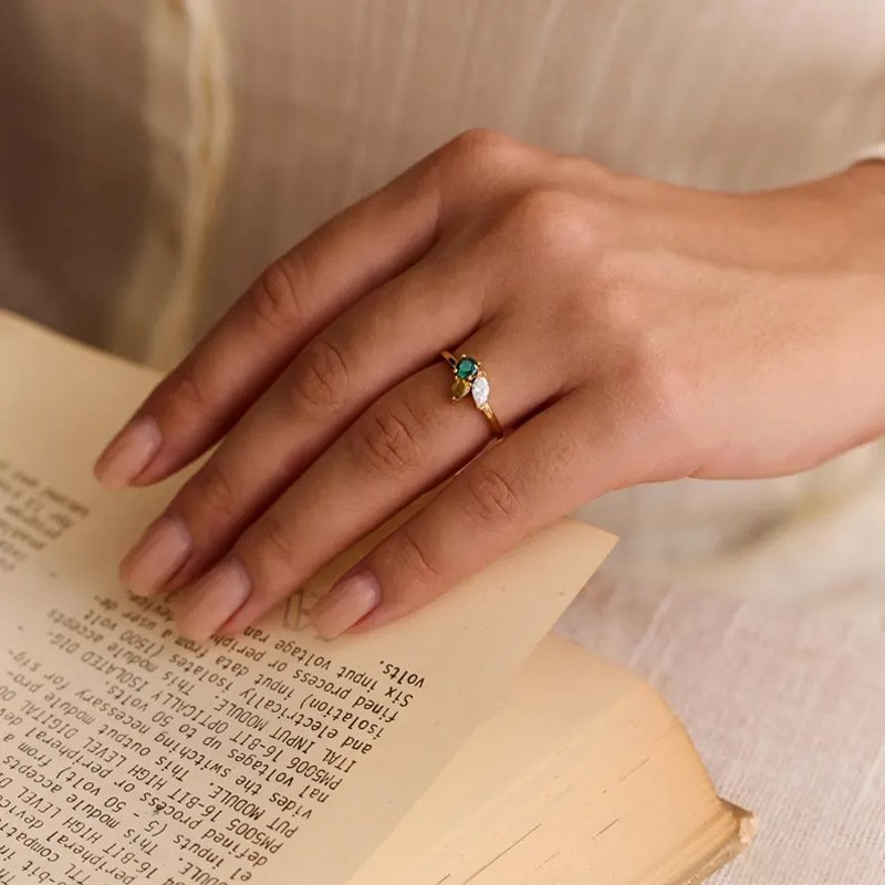 Colorful Birthstone Ring
