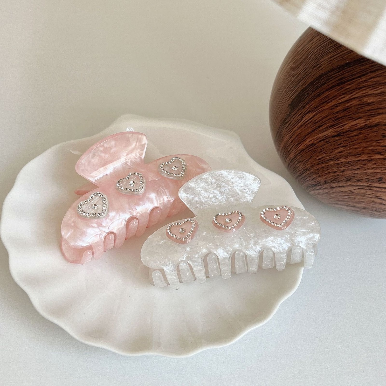 Sparkling Heart Hair Clip
