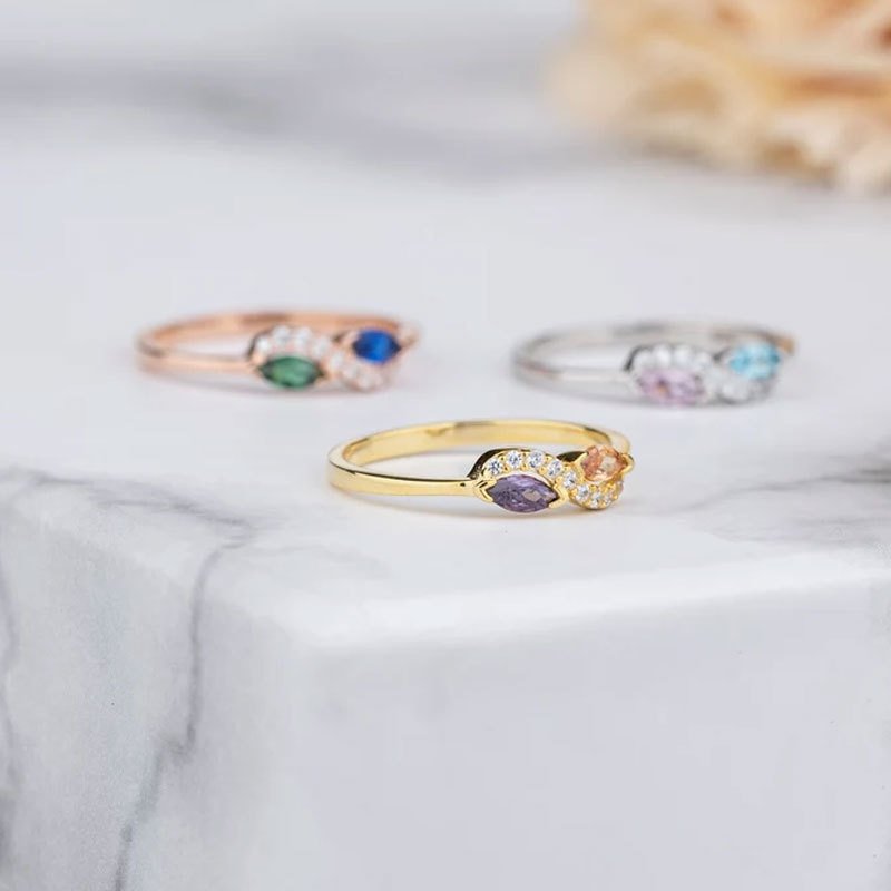Personalized Zircon Ring