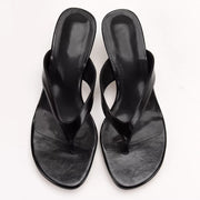 Slim Heel Ankle Slippers