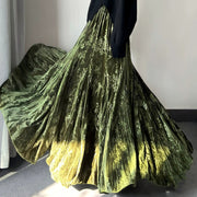 Elegant Velvet Skirt Dress