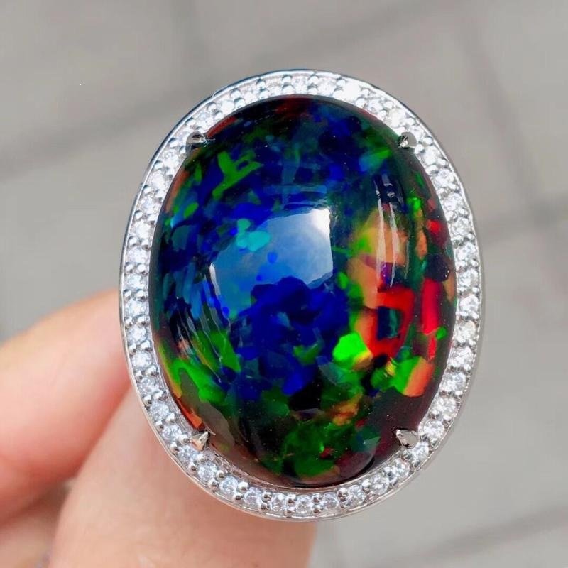 Personalized Opal Ring