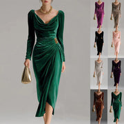 Elegant Velvet Dress