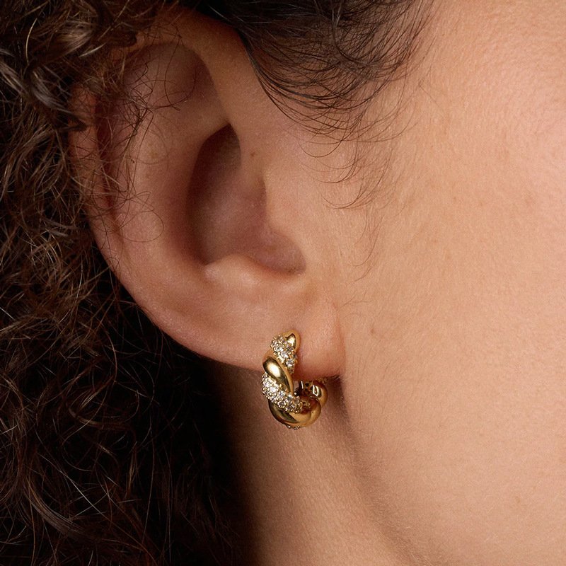 Luxury Moissanite Ear Clips