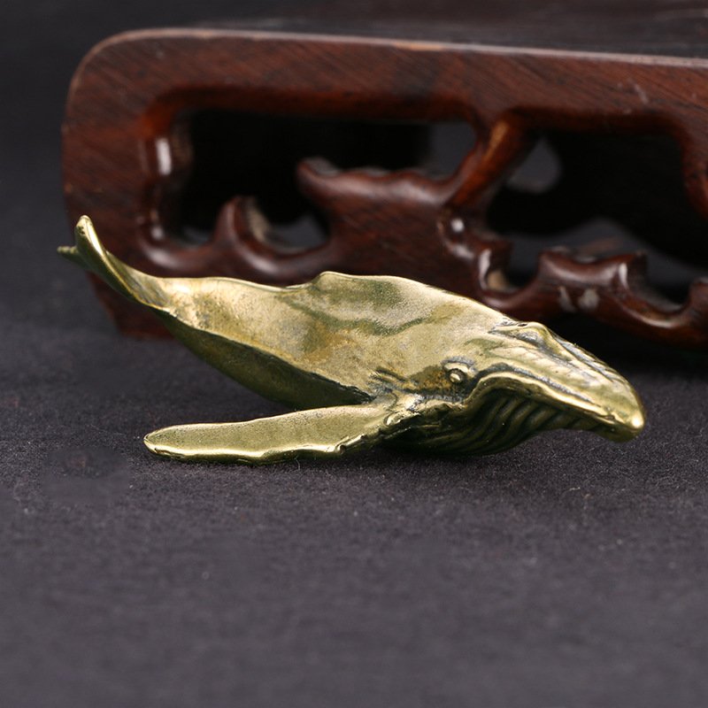 Decorative Brass Whale