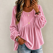 Retro Chic Velvet Top
