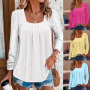 Elegant Hollow-out Top