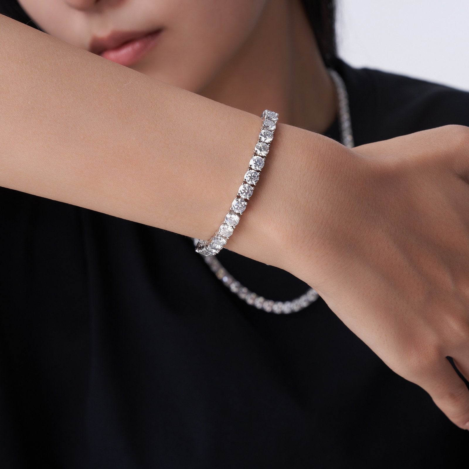 Dazzling Moissanite Tennis Bracelet