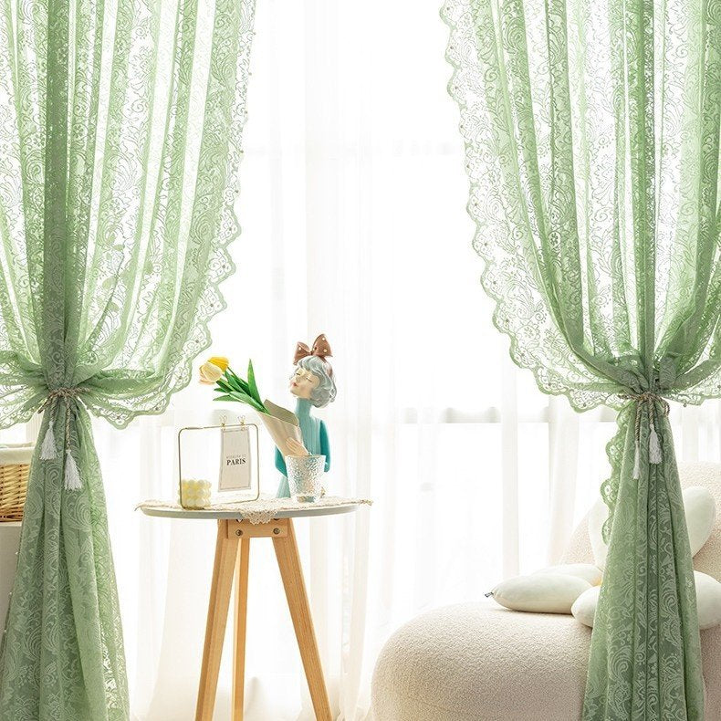 Sheer Lace Curtain