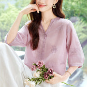 Elegant V-neck Top