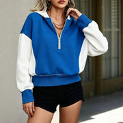 Cozy Color-block Hoodie