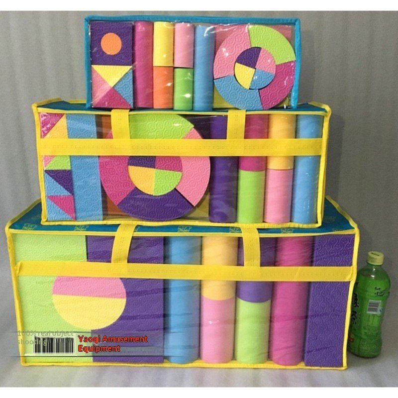Soft Foam Building Blocks for Kids, Ages 4-6
