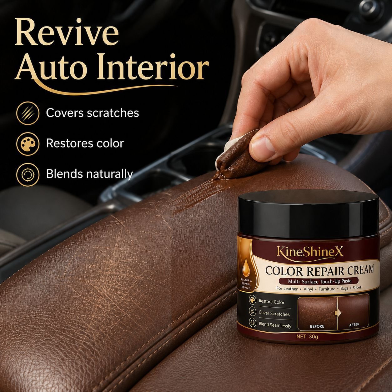 Leather Repair Paste for Sofas & Car Seats