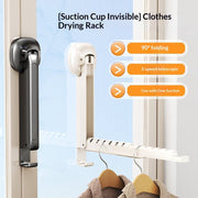 Space-Saving Wall Clothes Organizer