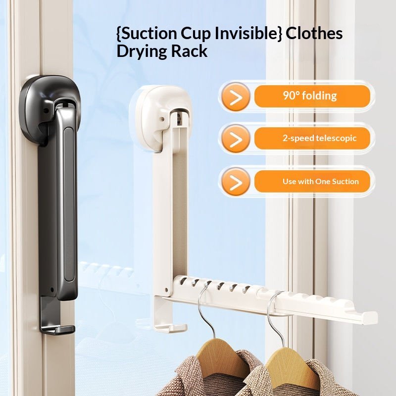 Space-Saving Wall Clothes Organizer