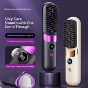 Straighten and Curl in One - USB Charging Hair Styling Comb