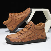 Men's Breathable Flat Laced High Top Shoes