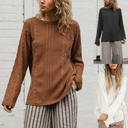 Comfortable Cable-knit Sweater for Women