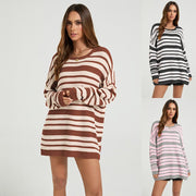 Loose-Fit Patchwork Top for Women