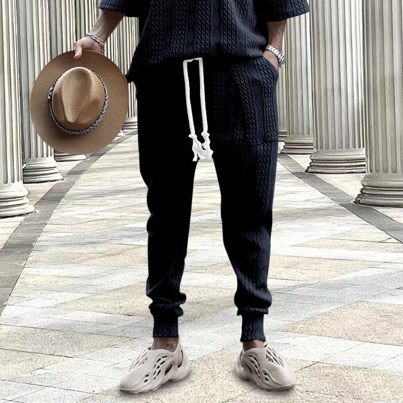 Casual Drawstring Trousers for Men