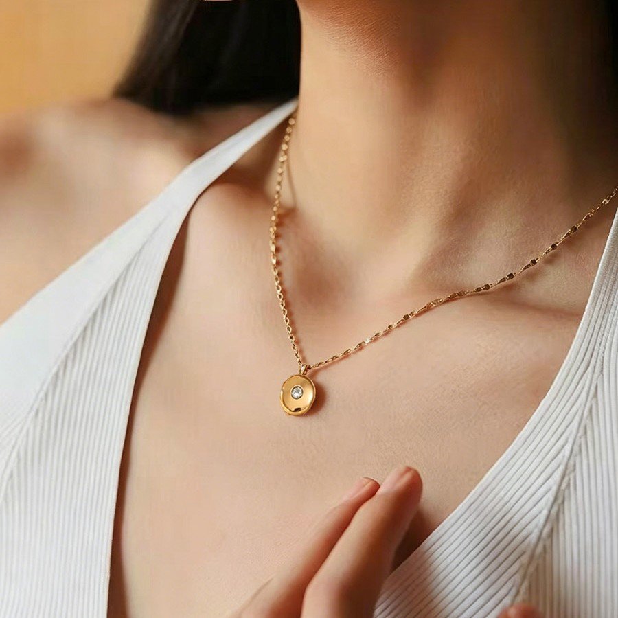 Ruby Birthstone Necklace - Natural Gemstone Jewelry for Women
