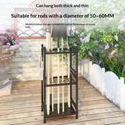 3-Tier Garden Cart Tool Storage Rack