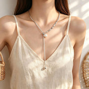 Elegant Tassel Long Necklace Accessory