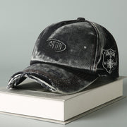 Retro Distressed Baseball Cap for Men