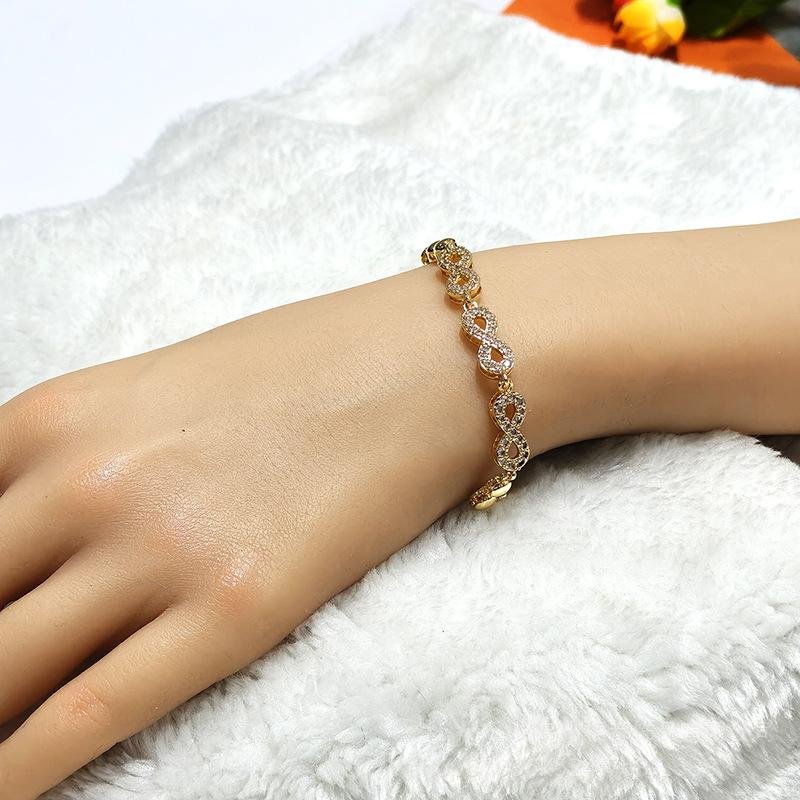 Minimalist Gold Copper Bracelet for Women