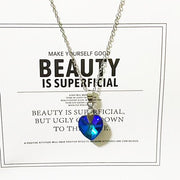 Romantic Heart-Shaped Necklace Set for Women