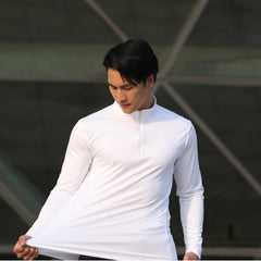 Long Sleeve Compression Top for Men - Moisture-Wicking & Breathable